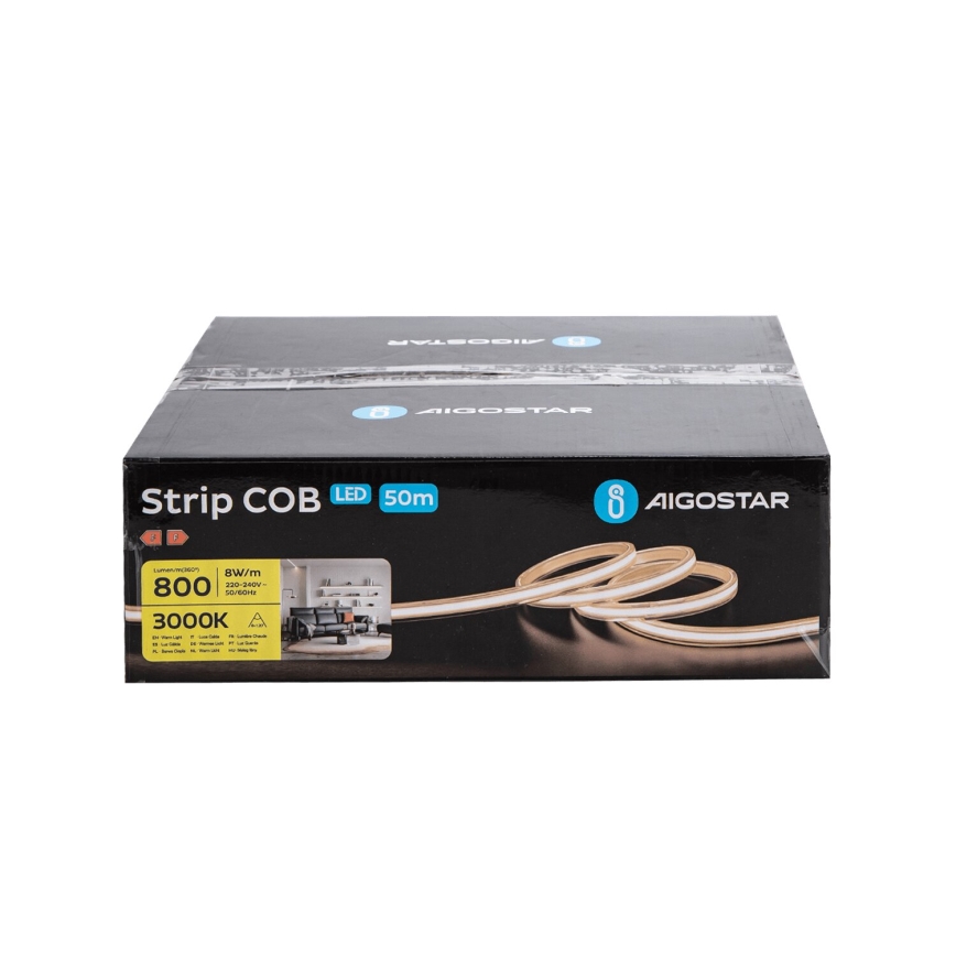 Aigostar - LED Pásik 50m LED/320W/230V 3000K IP65