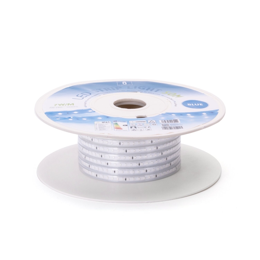 Aigostar - LED Pásik LED/350W/230V 50m modrá IP65