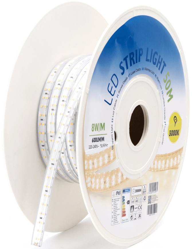 Aigostar - LED Pásik LED/400W/230V 50m 3000K IP65