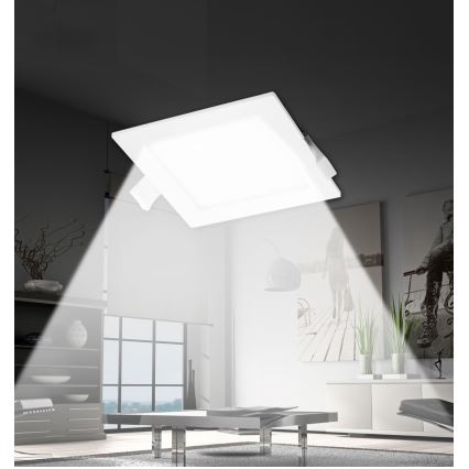 Aigostar - LED Podhľadové svietidlo LED/16W/230V 16,5x16,5 cm 4000K biela