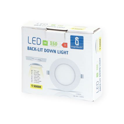 Aigostar - LED Podhľadové svietidlo LED/4W/230V 3000K pr. 9,8 cm biela