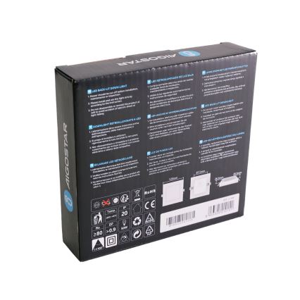 Aigostar - LED podhľadové svietidlo LED/6W/230V 3000K 12x12 cm biele