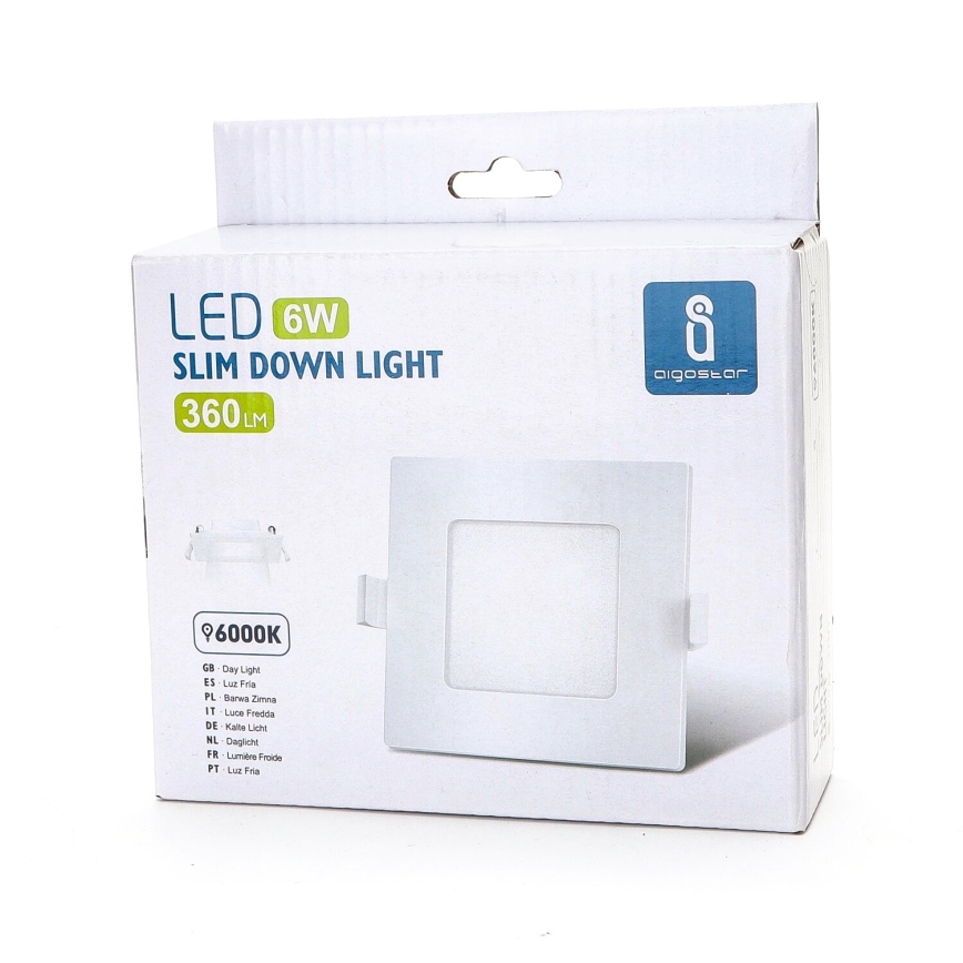 Aigostar - LED Podhľadové svietidlo ULTRATHIN LED/6W/230V 6000K biela