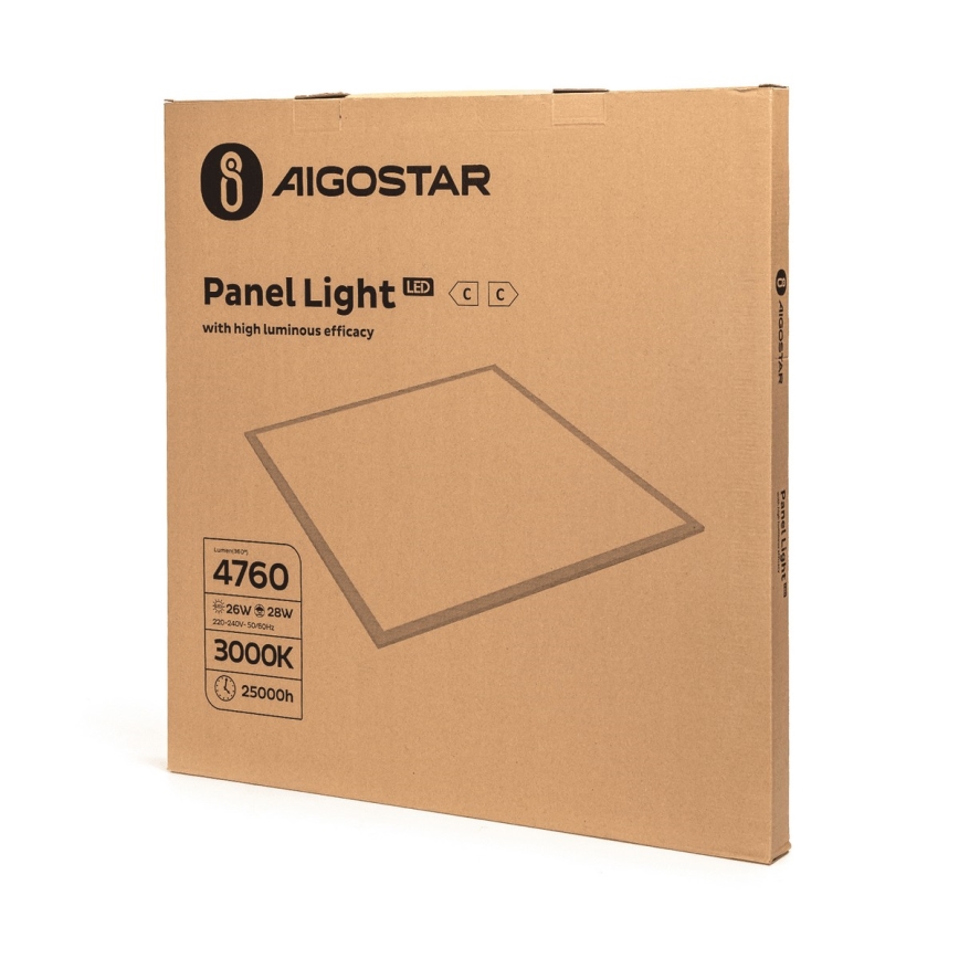 Aigostar - LED Podhľadový panel LED/28W/230V 60x60 cm 3000K