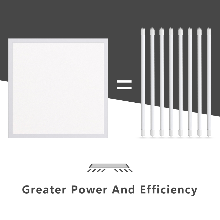 Aigostar - LED Podhľadový panel LED/40W/230V 3000K/4000K/6500K 60x60cm biela