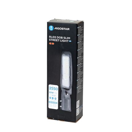 Aigostar - LED pouličné svietidlo SLIM LED/30W/230V 6500K IP65