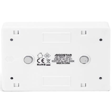 Aigostar - LED Prenosné nočné svietidlo LED/4xAAA 6500K