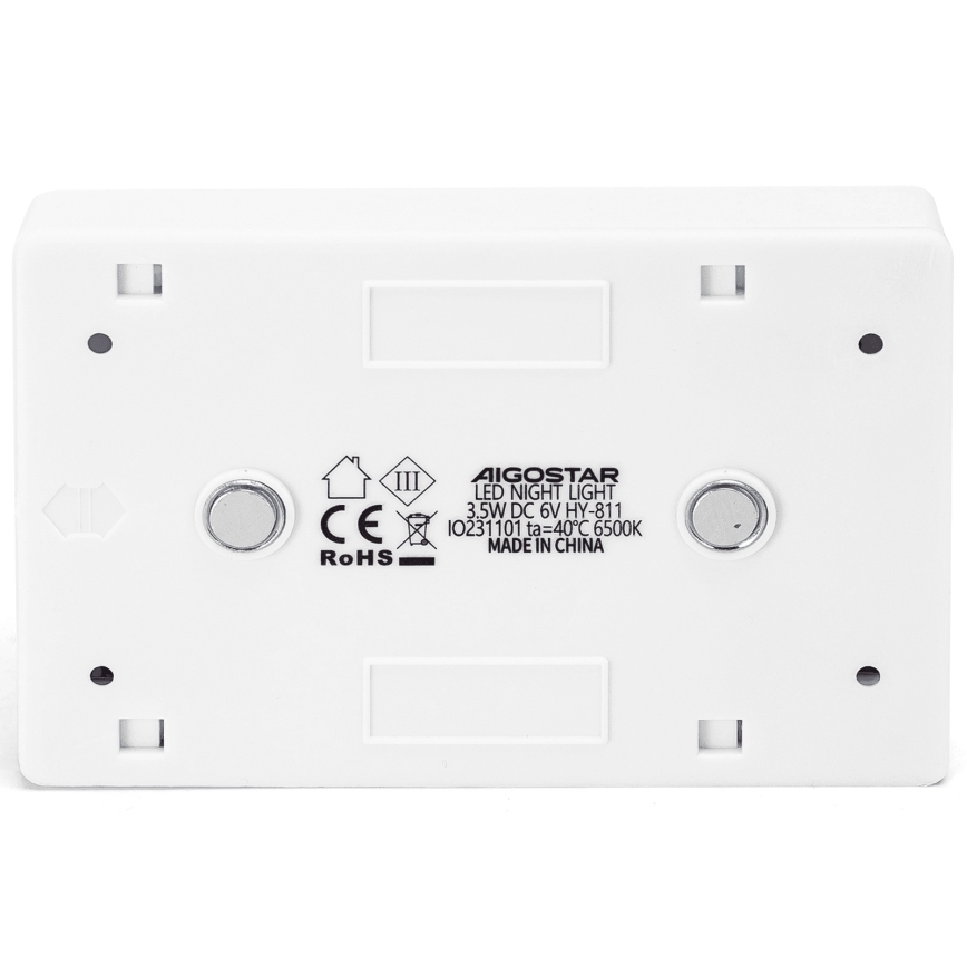 Aigostar - LED Prenosné nočné svietidlo LED/4xAAA 6500K