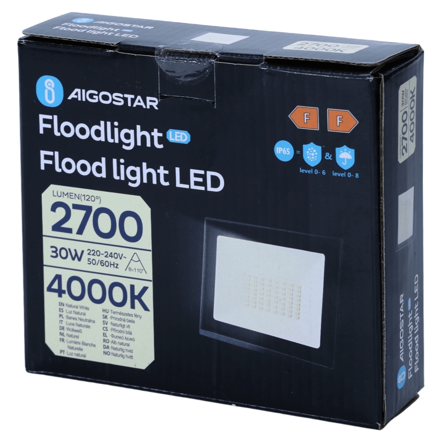Aigostar - LED reflektor LED/30W/230V 4000K IP65