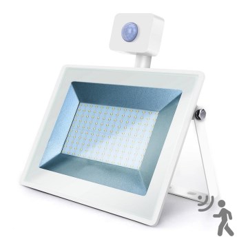 Aigostar - LED Reflektor so senzorom LED/100W/230V 4000K IP65 biela