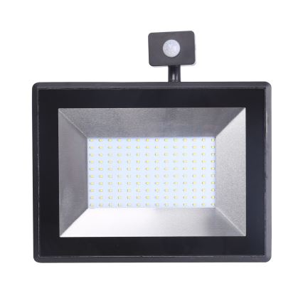 Aigostar - LED Reflektor so senzorom LED/100W/230V IP65 čierna