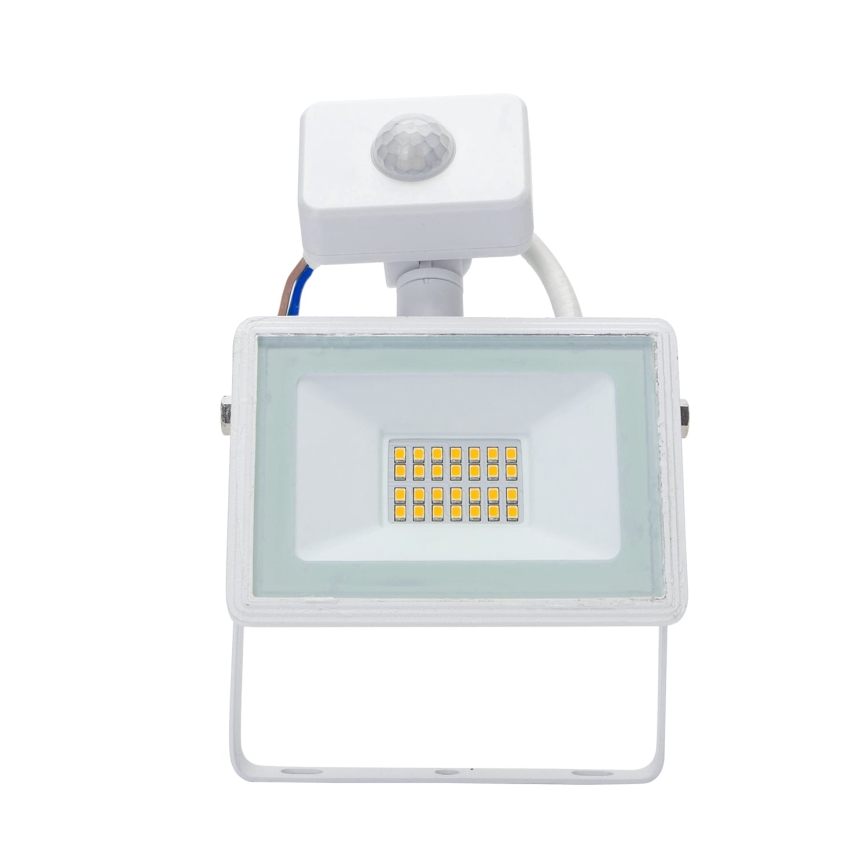 Aigostar - LED Reflektor so senzorom LED/20W/230V 4000K IP65 biela