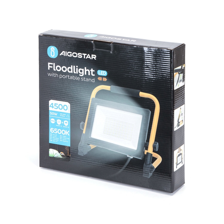Aigostar - LED Reflektor so stojanom LED/50W/230V 6500K IP65