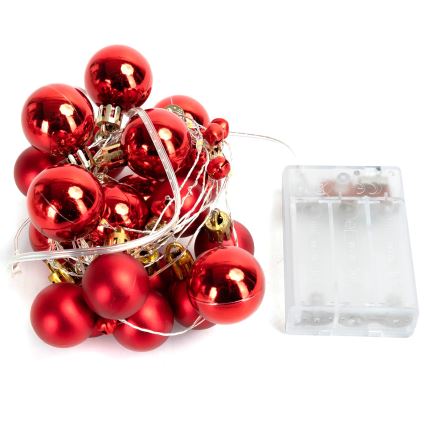 Aigostar - LED  reťaz 20xLED/3xAA 2m teplá biela