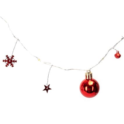 Aigostar - LED reťaz 20xLED/3xAA 2 m teplá biela