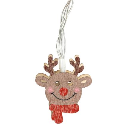 Aigostar - LED reťaz 20×LED/3×AA, 3 m, teplá biela, sob