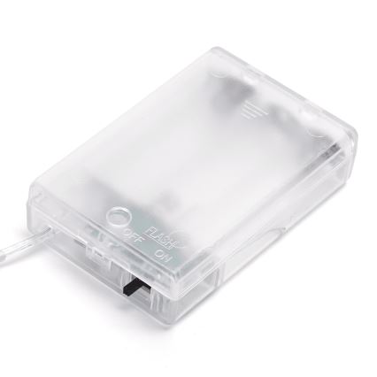 Aigostar - LED reťaz 50xLED/3xAA 5,3m teplá biela