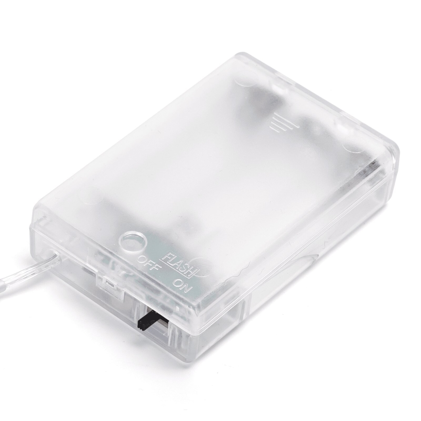 Aigostar - LED reťaz 50xLED/3xAA 5,3m teplá biela