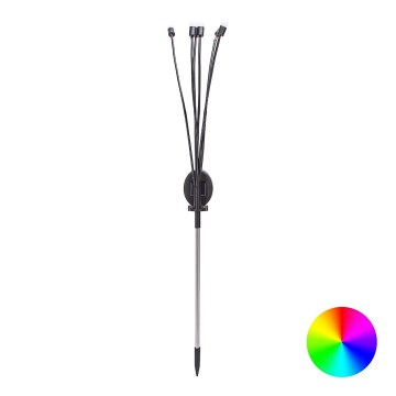 Aigostar - LED RGB Solárna dekoračná lampa LED/0,04W/1,2V 68,5cm IP44