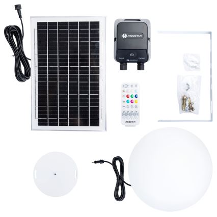 Aigostar - LED RGB stmievateľná vonkajšia lampa MESH LED/35W/3,7V 4000mAh 2700-6500K IP65 pr. 30 cm