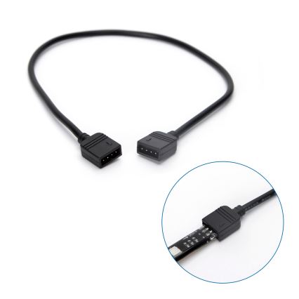 Aigostar - LED RGB Inteligentný Stmievateľný pásik 4x0,5m LED/4,5W/5V Wi-Fi + diaľkové ovládanie