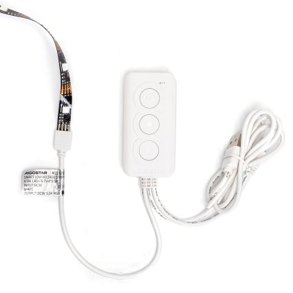 Aigostar - LED RGB Inteligentný Stmievateľný pásik 4x0,5m LED/4,5W/5V Wi-Fi + diaľkové ovládanie