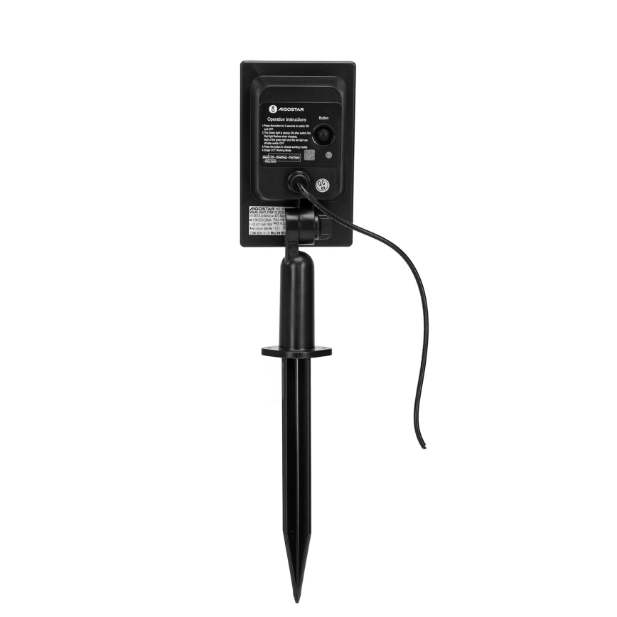 Aigostar - LED RGB Stmievateľný solárny pásik LED/1,6W/3,2V 5 m IP65 + diaľkové ovládanie
