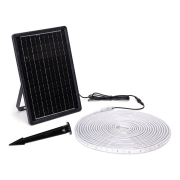 Aigostar - LED RGB Stmievateľný solárny pásik LED/10W/3,2V 10 m IP65 + diaľkové ovládanie