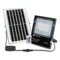 Aigostar - LED RGB Stmievateľný solárny reflektor LED/100W/3,2V IP66 + diaľkové ovládanie