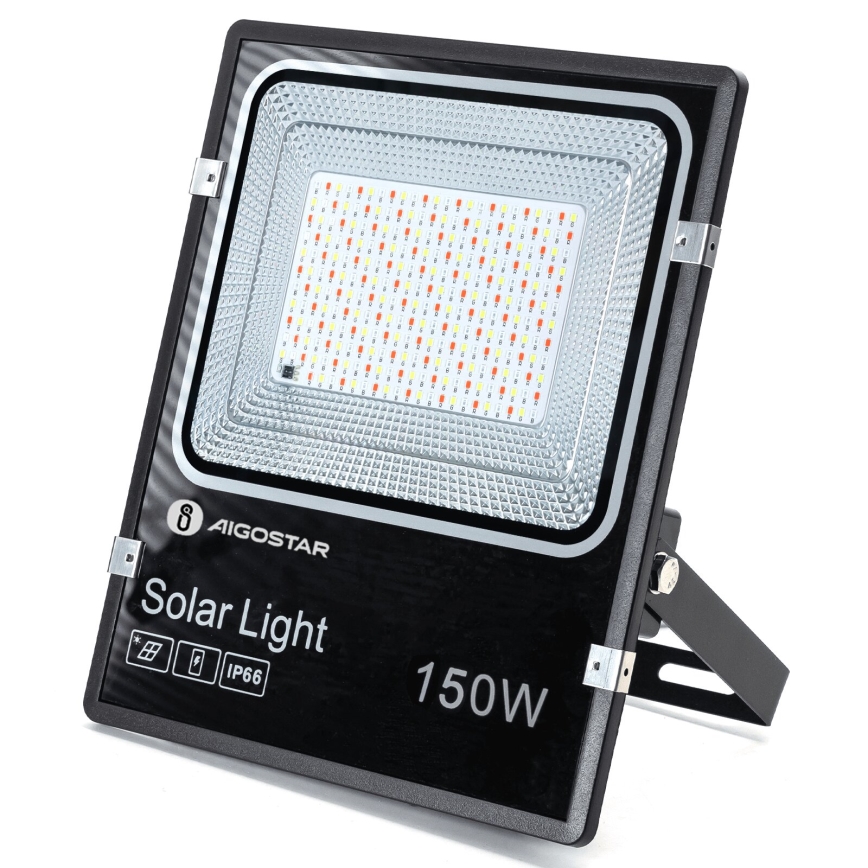 Aigostar - LED RGB Stmievateľný solárny reflektor LED/150W/3,2V IP66 + diaľkové ovládanie