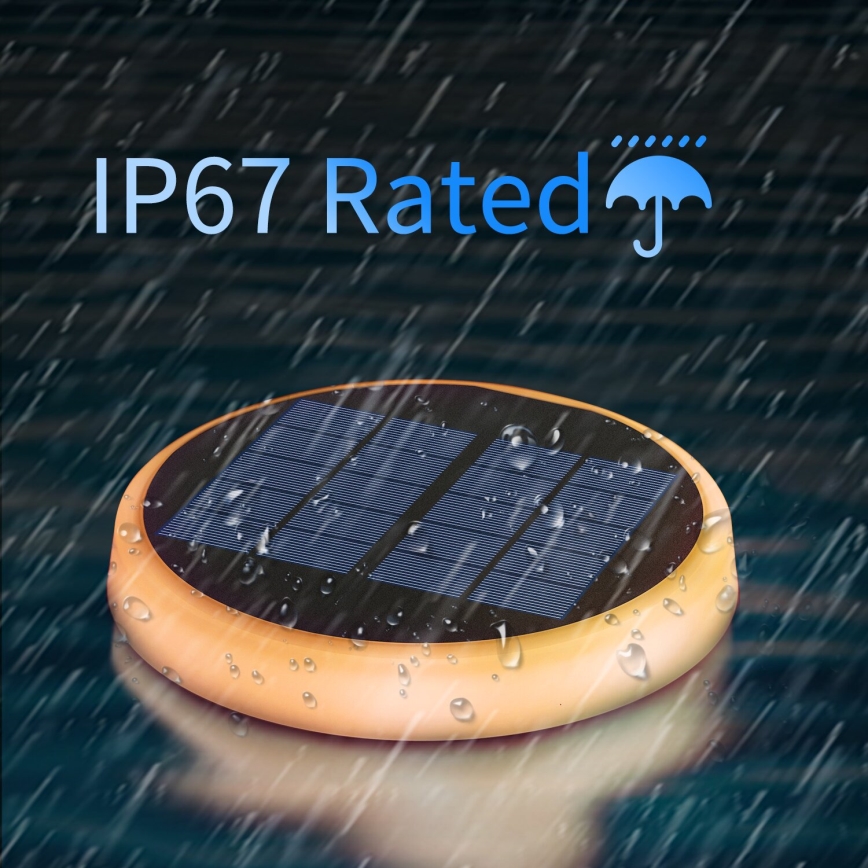 Aigostar - LED RGBIC Solárne svietidlo LED/0,6W/3,7V IP65