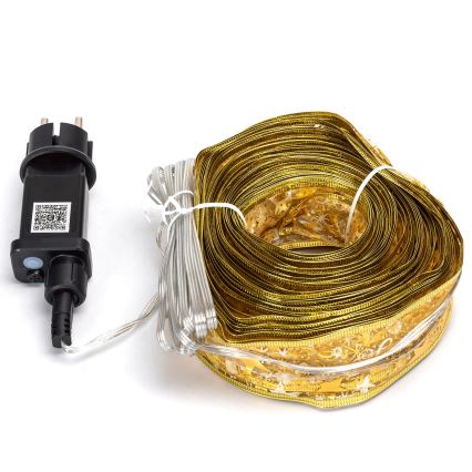 Aigostar - LED RGBICW inteligentný vonkajší vianočný reťaz MESH 100xLED 10 m IP44 + diaľkové ovládanie