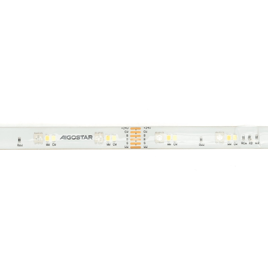 Aigostar - LED RGBW Stmievateľný pásik 5m MESH Smart LED/24W/230V 2700-6500K + diaľkové ovládanie
