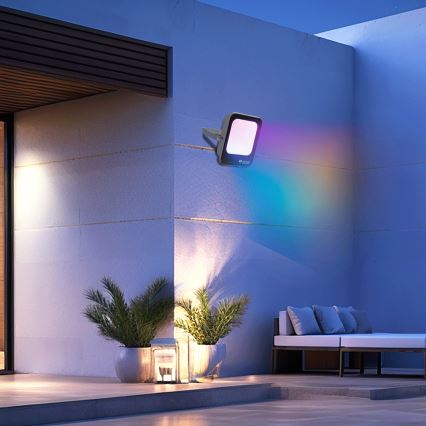 Aigostar - LED RGBW Stmievateľný reflektor MESH Smart LED/20W/230V 6500K IP65 + diaľkové ovládanie