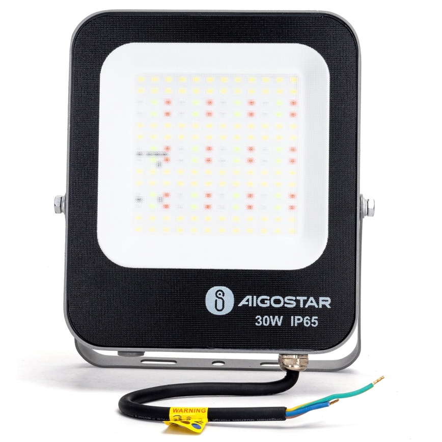 Aigostar - LED RGBW Stmievateľný reflektor MESH Smart LED/30W/230V 6500K IP65 + diaľkové ovládanie