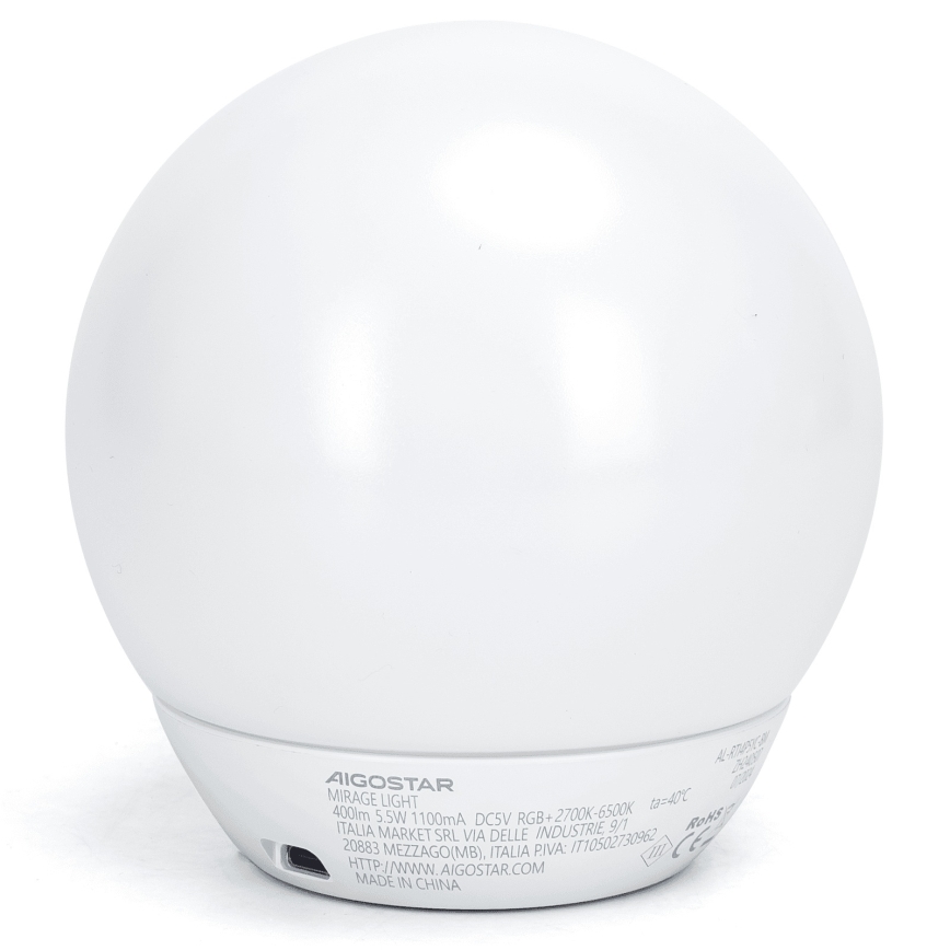 Aigostar - LED RGBW Stmievateľná stolná lampa LED/5,5W/5V Wi-Fi + diaľkové ovládanie