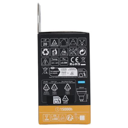 Aigostar - LED RGBW Stmievateľná žiarovka GU10/4,8W/230V 3000K + diaľkové ovládanie