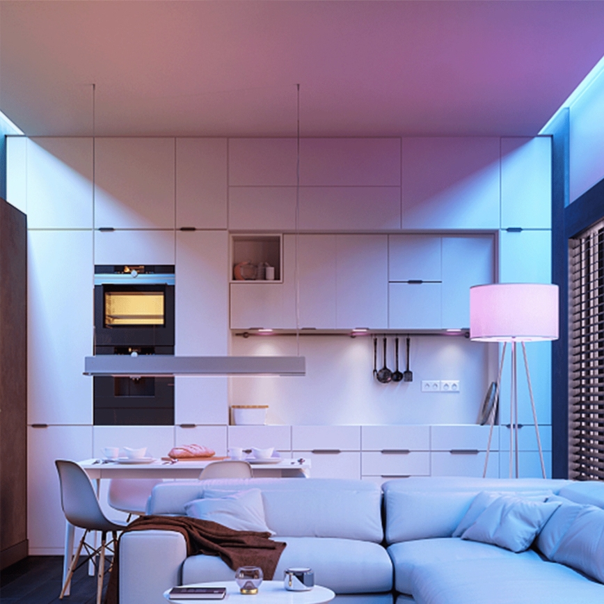 Aigostar - LED RGBW Stmievateľná žiarovka GU10/4,8W/230V 3000K + diaľkové ovládanie