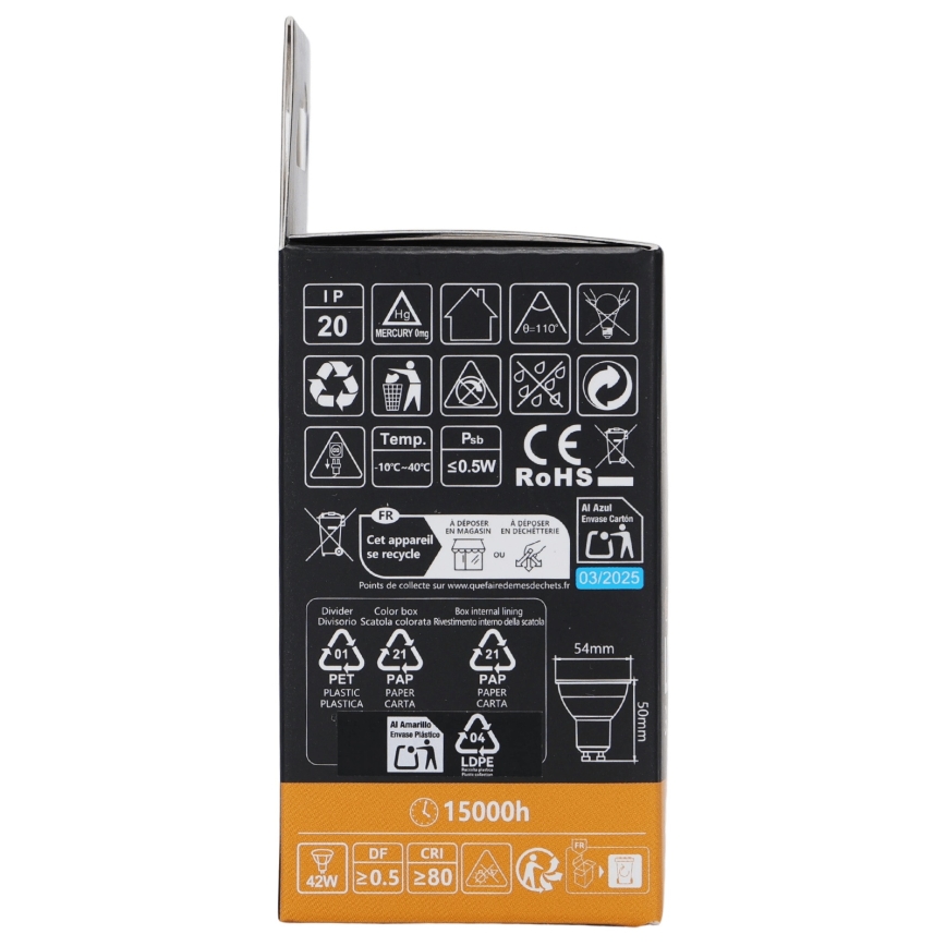 Aigostar - LED RGBW stmievateľná žiarovka GU10/6W/230V 3000K + diaľkové ovládanie