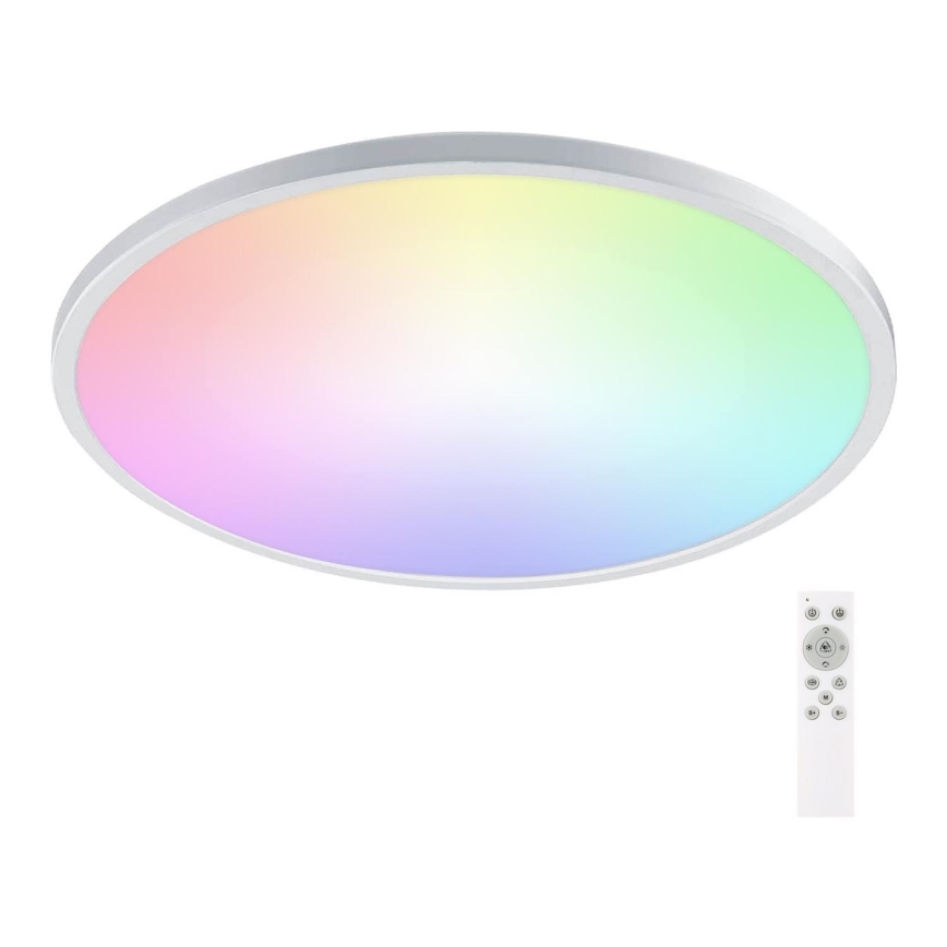 Aigostar - LED RGBW Stmievateľné kúpeľňové stropné svietidlo LED/24W/230V 3000-6500K pr. 42 cm IP44 + diaľkové ovládanie