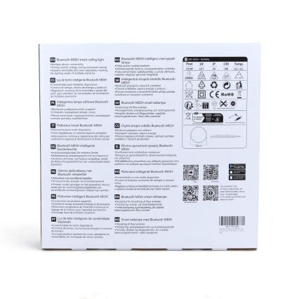 Aigostar - LED RGBW Stmievateľné stropné svietidlo MESH LED/24W/230V 3000-6500K biela + diaľkové ovládanie