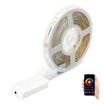 Aigostar - LED RGBW Stmievateľný pásik 5m MESH Smart LED/24W/230V 2700-6500K + diaľkové ovládanie