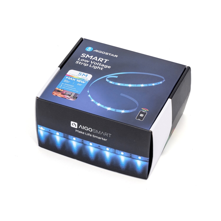 Aigostar - LED RGBW Stmievateľný pásik LED/18W/12V 2x5 m Wi-Fi