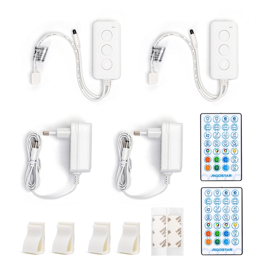 Aigostar - LED RGBW Stmievateľný pásik LED/18W/12V 2x5 m Wi-Fi