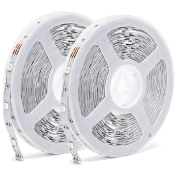 Aigostar - LED RGBW Stmievateľný pásik LED/48W/12V 2x7,5 m Wi-Fi