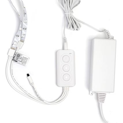 Aigostar - LED RGBW Stmievateľný pásik LED/48W/12V 2x7,5 m Wi-Fi