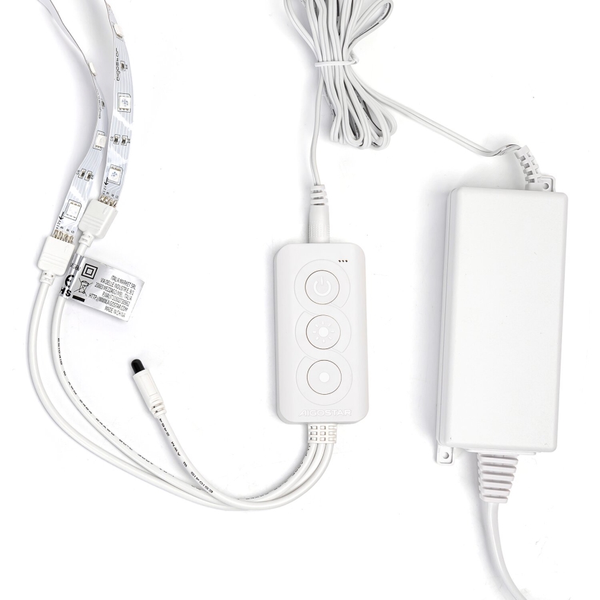 Aigostar - LED RGBW Stmievateľný pásik LED/48W/12V 2x7,5 m Wi-Fi