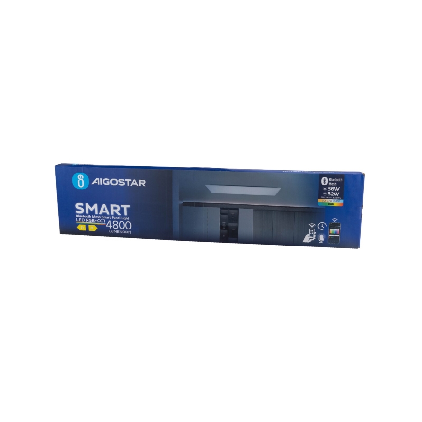 Aigostar - LED RGBW Stmievateľný podhľadový panel MESH LED/36W/230V 2700-6500K 120x30 cm