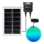 Aigostar - LED RGBW Stmievateľný solárny luster MESH LED/20W/3,7V 4000 mAh 2700K-6500K IP65 pr. 20 cm