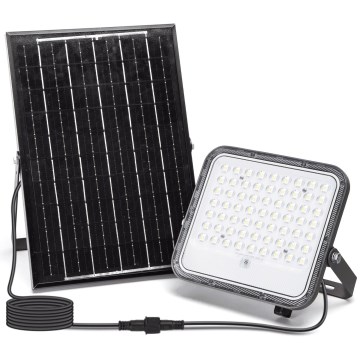 Aigostar - LED RGBW Stmievateľný solárny reflektor LED/100W/3,4V IP66 + diaľkové ovládanie